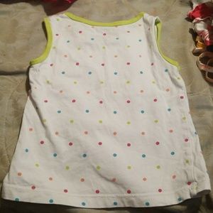 Girls poka dot shirt